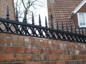 R8 Distinctive Wall Top Railings to Match Electric Gates Bessacarr, Doncaster