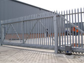 Gate C7 Galvanized Commercial Palisade Cantilever Sliding Gate Adwick, Doncaster 