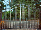 Gate 12 Automated Estate Gates with Underground BFT Sub r Hydraulic Motors Stamford Bridge, York 