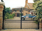 Gate 13 Decorative Wrought iron remote control gates Haxey, Doncaster, South Yorkshire 